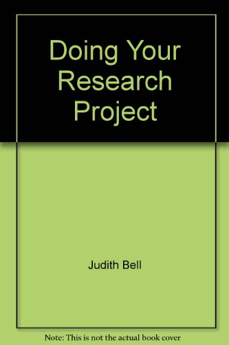 9787810951760: Doing Your Research Project