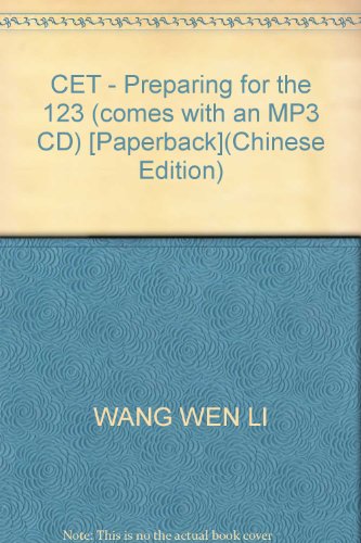 Stock image for CET - Preparing for the 123 (comes with an MP3 CD) [Paperback](Chinese Edition) for sale by liu xing