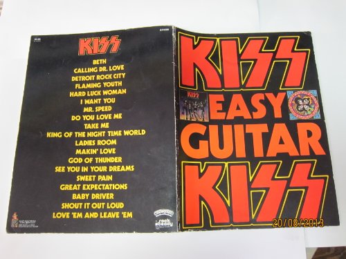 Beispielbild fr kiss for easy guitar zum Verkauf von Wonder Book