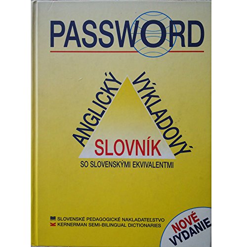 9788008028431: Password English-English-Slovak Dictionary