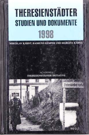 9788020006837: Theresienstädter studien und Dokumente: 1998