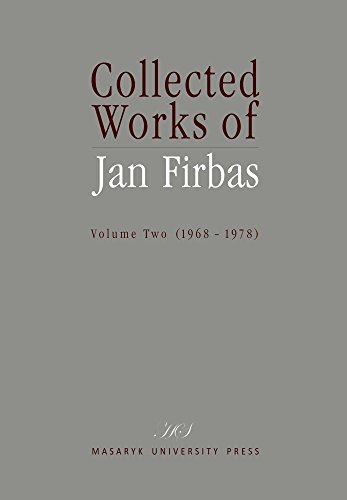 Stock image for Collected Works Of Jan Firbas : Volume Two (1968-1978) for sale by Basi6 International