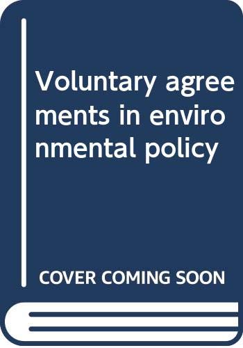 Imagen de archivo de Voluntary agreements in environmental policy a la venta por RiLaoghaire