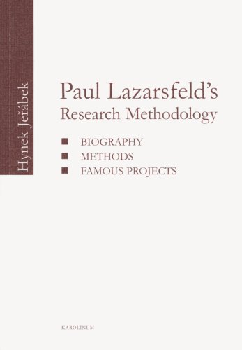 Stock image for Paul Lazarsfeld?s Research Methodology for sale by WorldofBooks