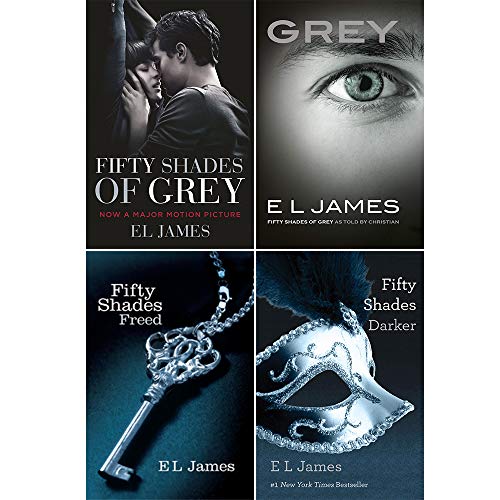 Imagen de archivo de E L James Fifty Shades of Grey Series 4 Books Collection - (Grey Fifty Shades of Grey As Told by Christian, Fifty Shades Freed, Fifty Shades Darker and Fifty Shades of Grey) a la venta por Toscana Books