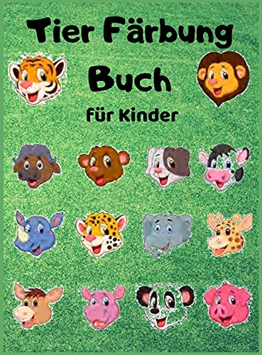 Beispielbild fr Tier Färbung Buch für Kinder: Adorable Tiere Kinder zum Verkauf von WorldofBooks