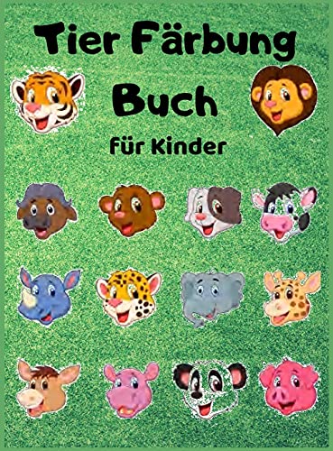Stock image for Tier Färbung Buch für Kinder: Adorable Tiere Kinder for sale by WorldofBooks