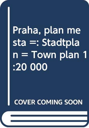 9788070114681: Praha, plan mesta =: Stadtplan = Town plan 1:20 000