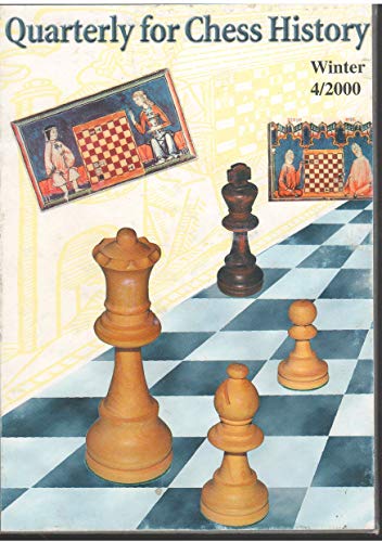 9788071890225: Quarterly for Chess History 4/2000
