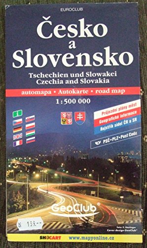 Beispielbild fr Tschechien, Slowakei (Autokarte 1:500.000, Hardcover) zum Verkauf von medimops