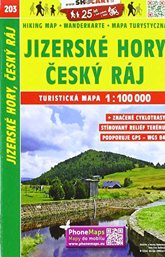 SC 203 Jizerske hory 1:100T: Shocart Wanderkarte