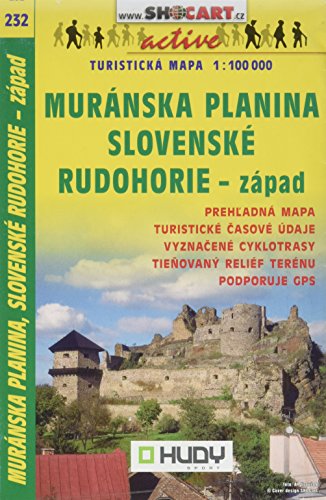 9788072245987: SC 232 Muranska planina, Sl. Rudohorie-zap. 1:100T