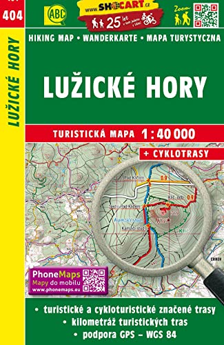 Stock image for Wanderkarte Tschechien Luzicke hory 1 : 40 000: Turisticke Mapy Cesko for sale by Revaluation Books