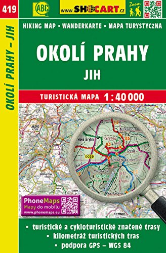 9788072246977: Wanderkarte Tschechien Okoli Prahy - jih 1 : 40 000: Turisticke Mapy Cesko