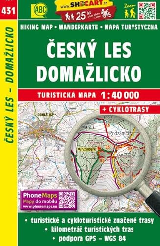 9788072247097: Wanderkarte Tschechien Cesky les - Domazlicko 1 : 40 000: Turisticke Mapy Cesko