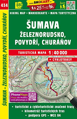 Beispielbild fr Wanderkarte Tschechien Sumava - Zeleznorudsko, Povydri, Churanov 1 : 40 000 zum Verkauf von Blackwell's