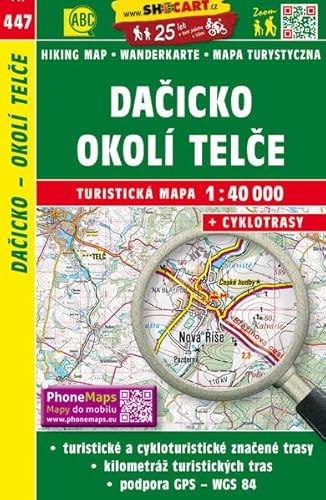 9788072247257: Wanderkarte Tschechien Dacicko, Okoli Telce 1 : 40 000: Turisticke Mapy Cesko