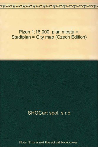 9788085781649: Plzeň 1:16 000, plán města =: Stadtplan = City map (Czech Edition)