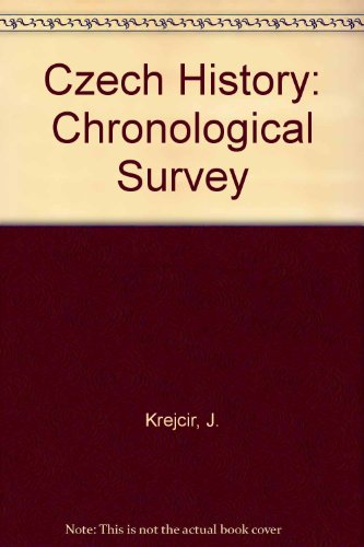 Beispielbild fr Czech History: Chronological Survey zum Verkauf von medimops