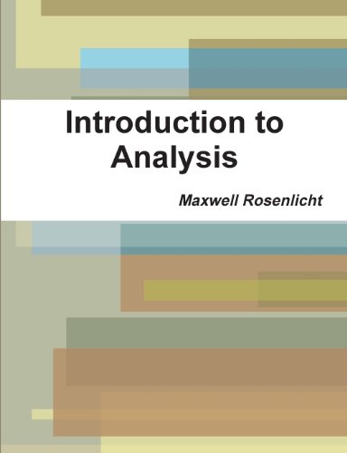 9788087830734: Introduction to Analysis