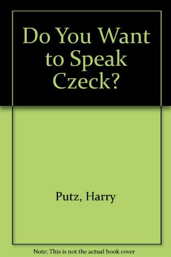 Beispielbild fr Do You Want to Speak Czeck? zum Verkauf von WorldofBooks