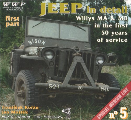 Beispielbild fr Jeep in Detail : Willys Jeep MA and MB in the First 50 Years of Service in Czech Private Collections: Photo Manual for Modelers. First Part Special Museum Line No 5 zum Verkauf von The Bookseller