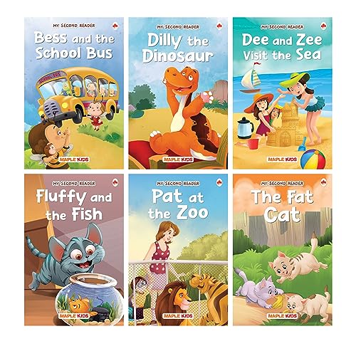 Stock image for Story Books for Kids - Second Reader (Illustrated) (Set of 6 Books) - Phonic stories - Bedtime Stories - 3 Years to 6 Years Old - Read Aloud to Infants, Toddlers for sale by Books Puddle