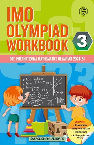 9788119373765: SPH International Mathematics Olympiad (IMO) Workbook for Class 3 - MCQs, Previous Years Solved Paper and Achievers Section - SOF Olympiad Preparation Books For 2023-2024 Exam