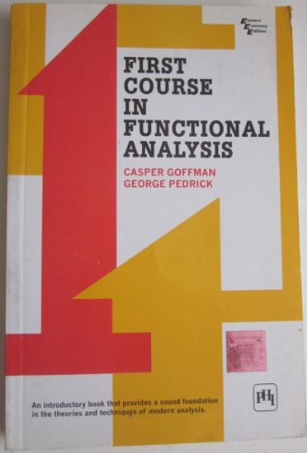 9788120302594: First Course In Functional Analysis