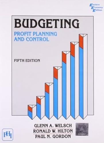 9788120306721: Budgeting: Profit Planning and Control