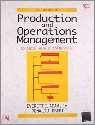 9788120308381: Production and Operations Management: Concepts, Models, and Behavior