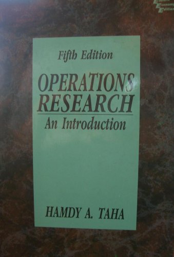 9788120309500: Operations Research: An Introduction