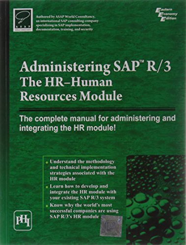 9788120315518: Administering SAP R/3: The HR-Human Resource Module