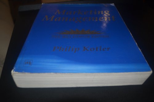 9788120316096: Marketing Management?The Millennium Edition