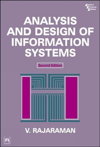 9788120317277: Analysis and Design of Information Systems