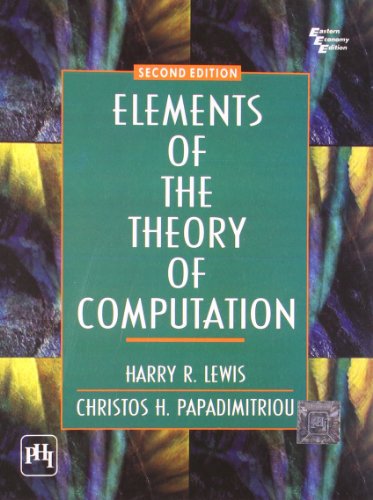 Imagen de archivo de Elements of the Theory of Computation 2nd Ed a la venta por ThriftBooks-Dallas