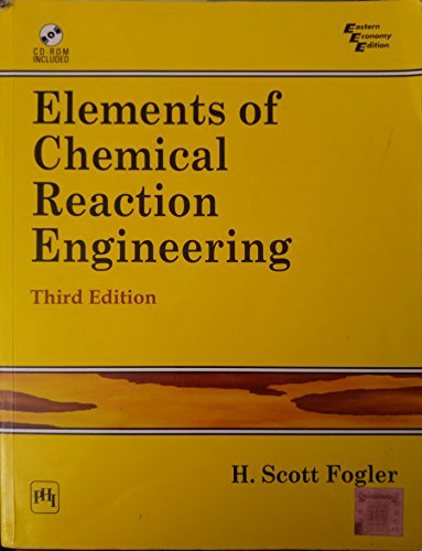 9788120322349: Elements of Chemical Reaction Engineering (4th Edition)