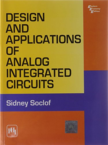 Beispielbild fr Design And Applications Of Analog Integrated Circuits zum Verkauf von dsmbooks