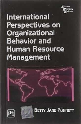 Imagen de archivo de International Perspectives on Organizational Behavior and Human Resource Management a la venta por Majestic Books