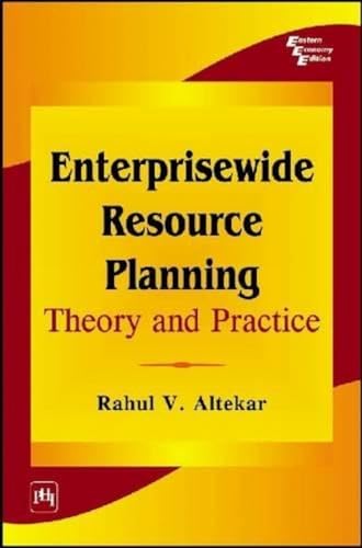 9788120326330: Enterprisewide Resource Planning: Theory and Practice