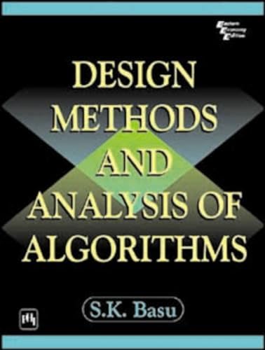 Beispielbild fr Design and Analysis of Algorithms zum Verkauf von Blackwell's