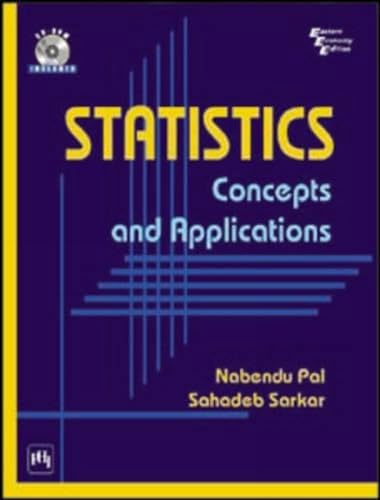 Imagen de archivo de Statistics Concepts and Applications a la venta por PBShop.store US