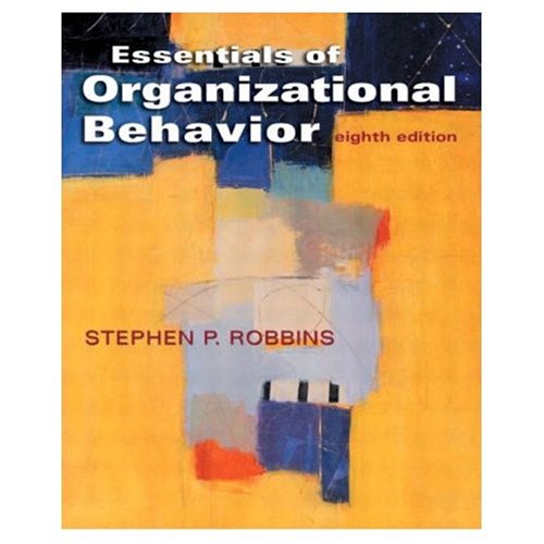 Imagen de archivo de Essentials of Organizational Behavior a la venta por Majestic Books