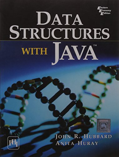 9788120327450: Data Structures with Java [Paperback] [Jan 01, 2005] Hubbard & Huray