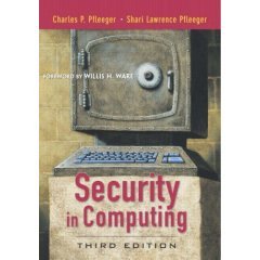 Imagen de archivo de Security in Computing a la venta por Irish Booksellers