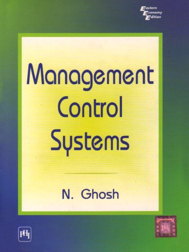 9788120328440: Management Control Systems