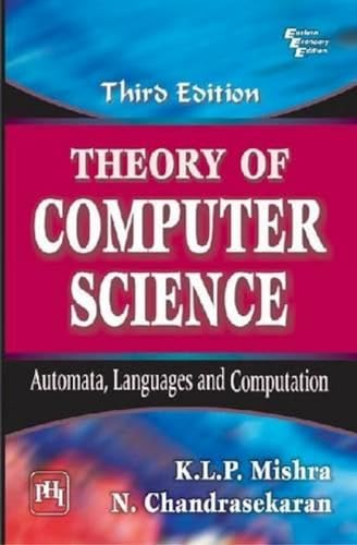 Beispielbild fr Theory of Computer Science: Automata, Languages and Computation, 3rd Edition zum Verkauf von HPB-Red