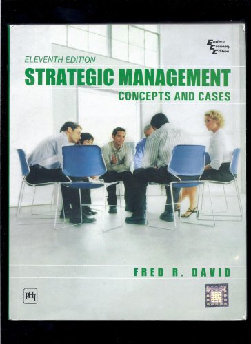 Beispielbild fr Strategic Management Concepts And Cases (Eleventh Edition) zum Verkauf von Granada Bookstore,            IOBA