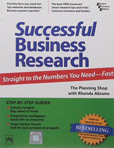 9788120331792: Successful Business Research: Straight to the Numbers You Need - Fast!