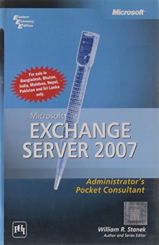 9788120332065: Microsoft Exchange Server 2007 Administrator's Pocket Consultant